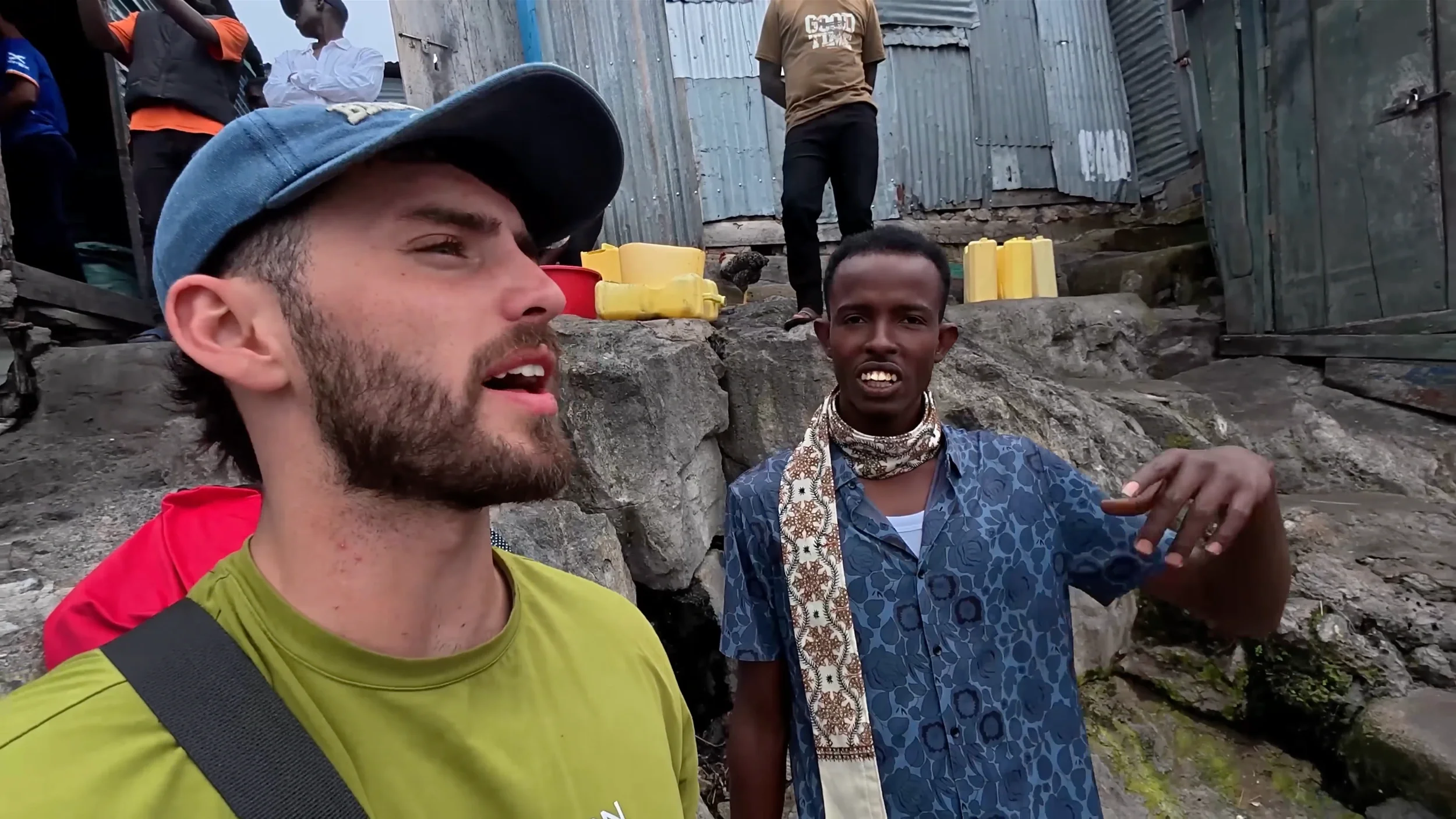 Chatting with the locals