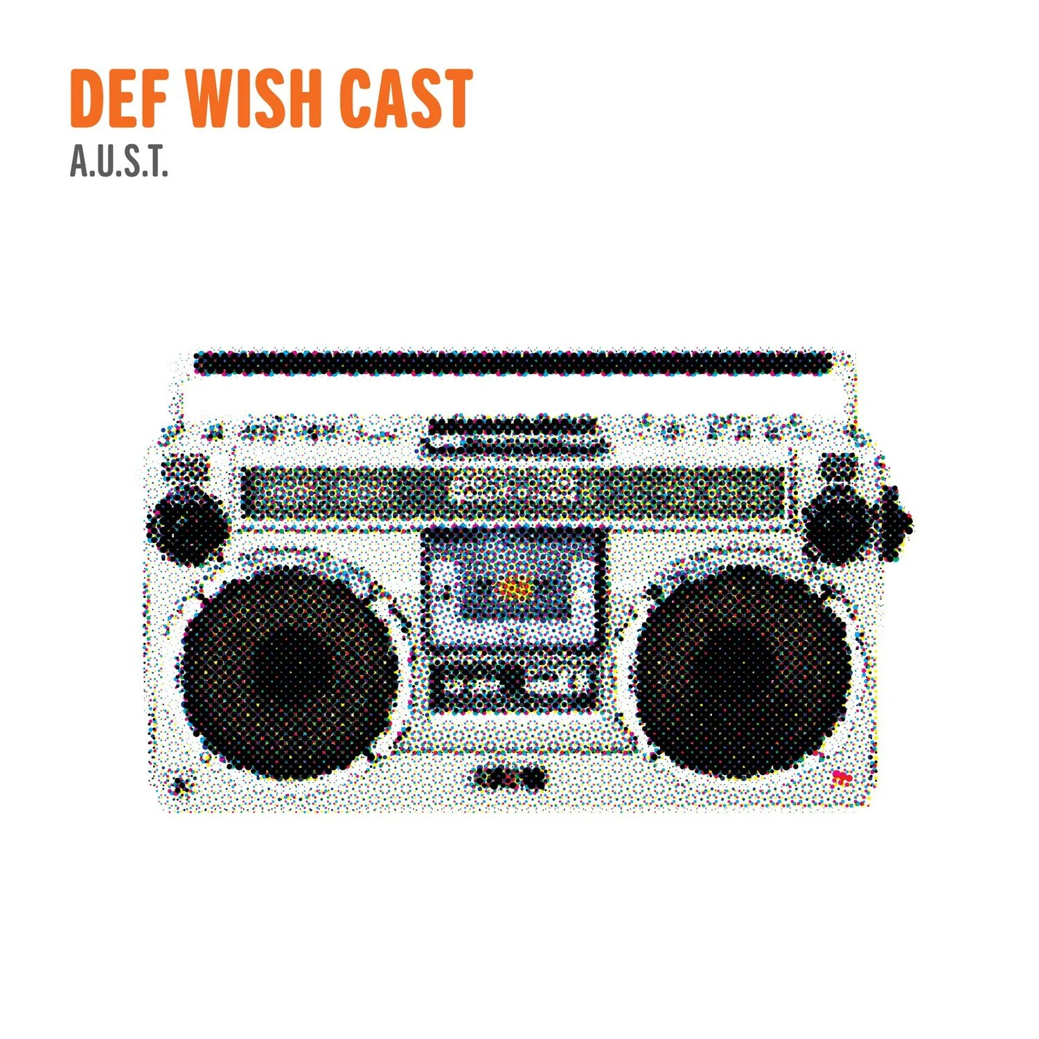 M7005 — Def Wish Cast – A.U.S.T. 7" vinyl cover, Milesago Records