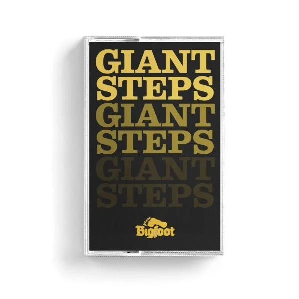 Bigfoot – Giant Steps cassette cover, Milesago Records