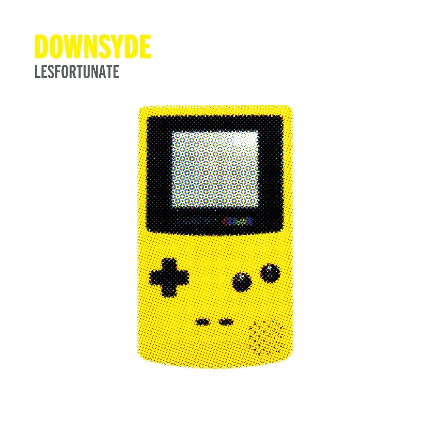 M7013 — Downsyde – Lesfortunate 7" vinyl cover, Milesago Records