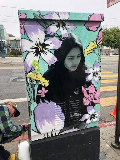  Ocean Bloom Utility Boxes