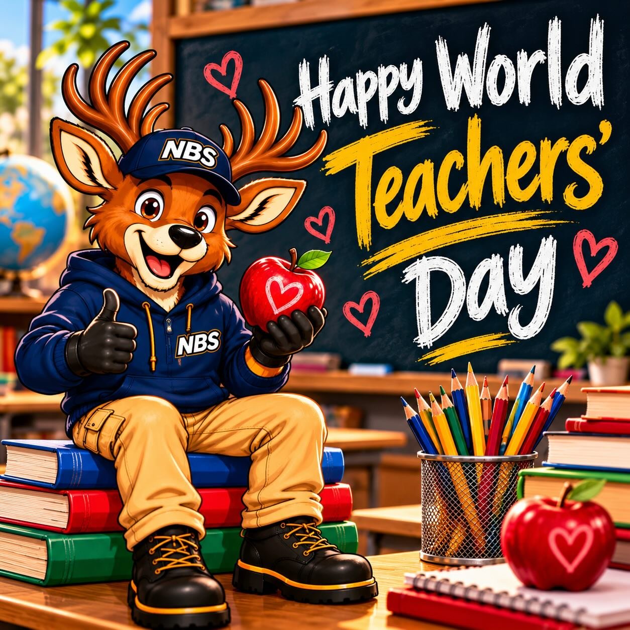 Happy World Teachers&rsquo; Day! 🍎📚

Parents are a child&rsquo;s first teachers, but educators become the second people children depend on to learn, grow, build confidence, and discover who they can become.

Teachers do so much more than teach less
