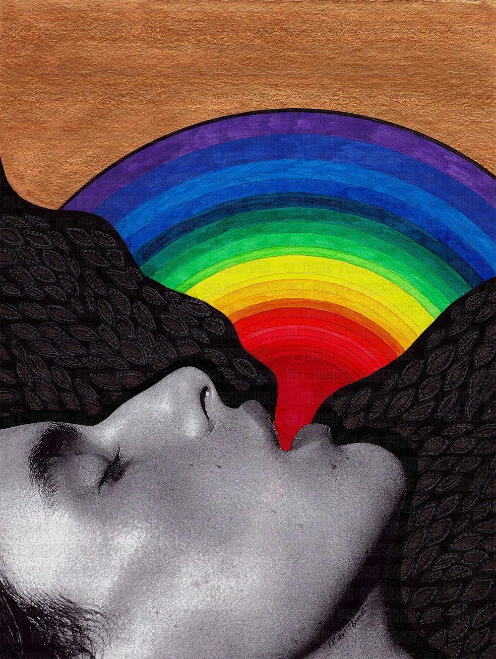 "Breath" - 2025. Mixed Media on Paper. (9 x 12)

© Tashi Palmo 2026 All Rights Reserved