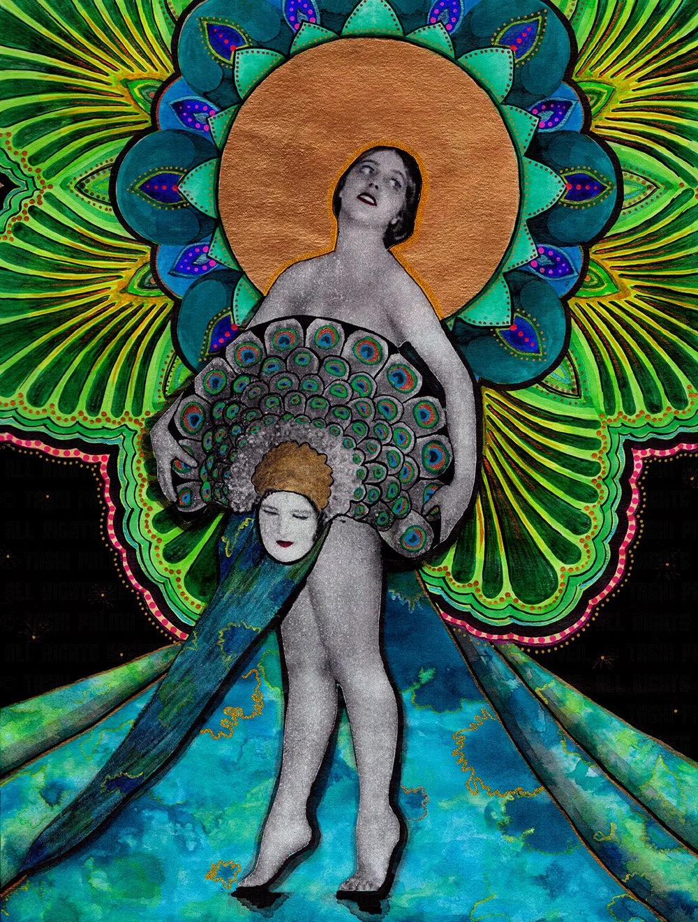 "Tiny Dancer" - 2026. Mixed Media on Paper. (9 x 12)

© Tashi Palmo 2026 All Rights Reserved