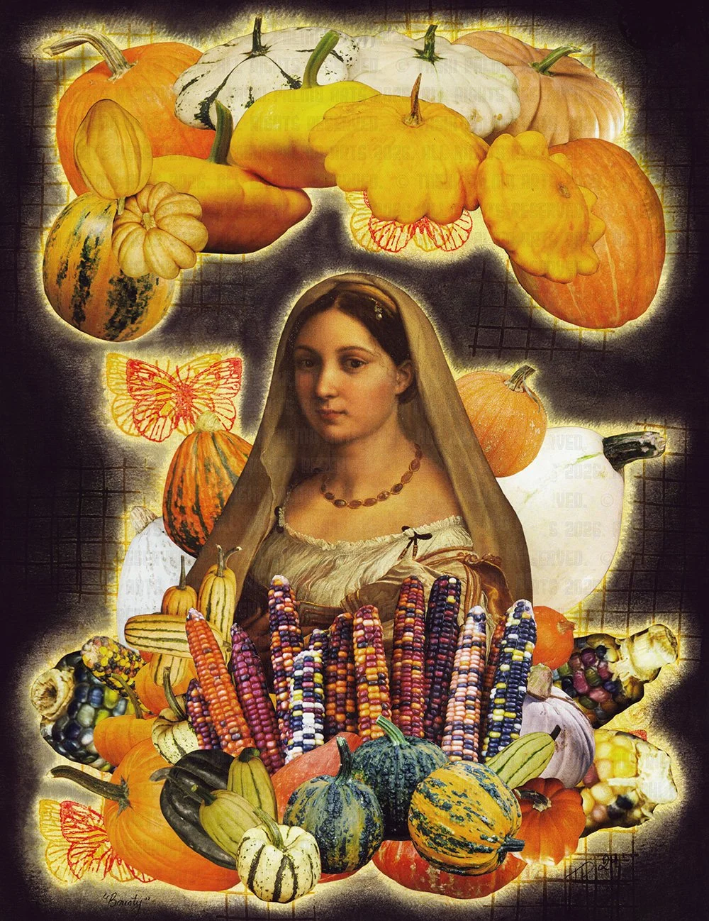 "Bounty" - 2024. Mixed Media on Paper. (9 x 12)

© Tashi Palmo 2026 All Rights Reserved