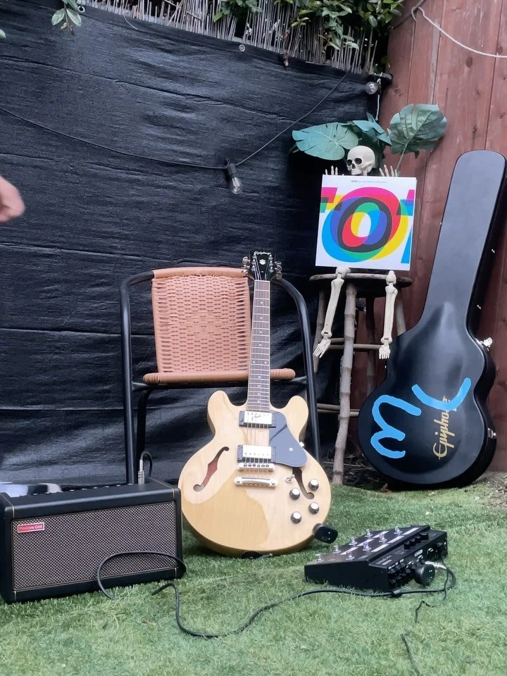 Trying out our new @xvive_audio A58 wireless transmitters. This thing rocks. 

Felt like a New Order day, so here&rsquo;s a quick loop of &ldquo;Leave Me Alone.&rdquo;

#fyp #neworder