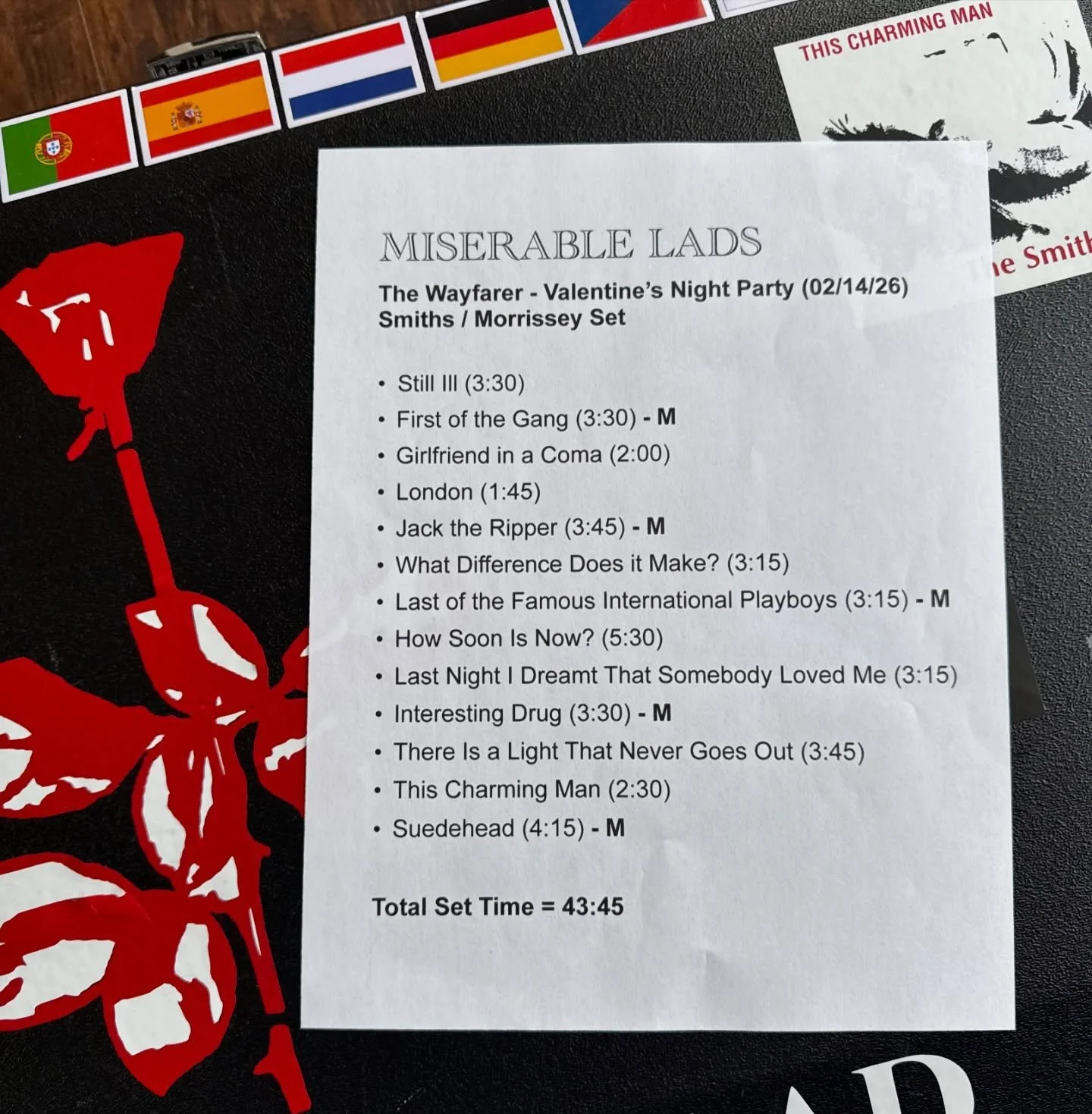 Post show blues. This was our quickest set but easily the most fun-filled, thanks to the crowd. 

We&rsquo;ll see you all soon! 🖤