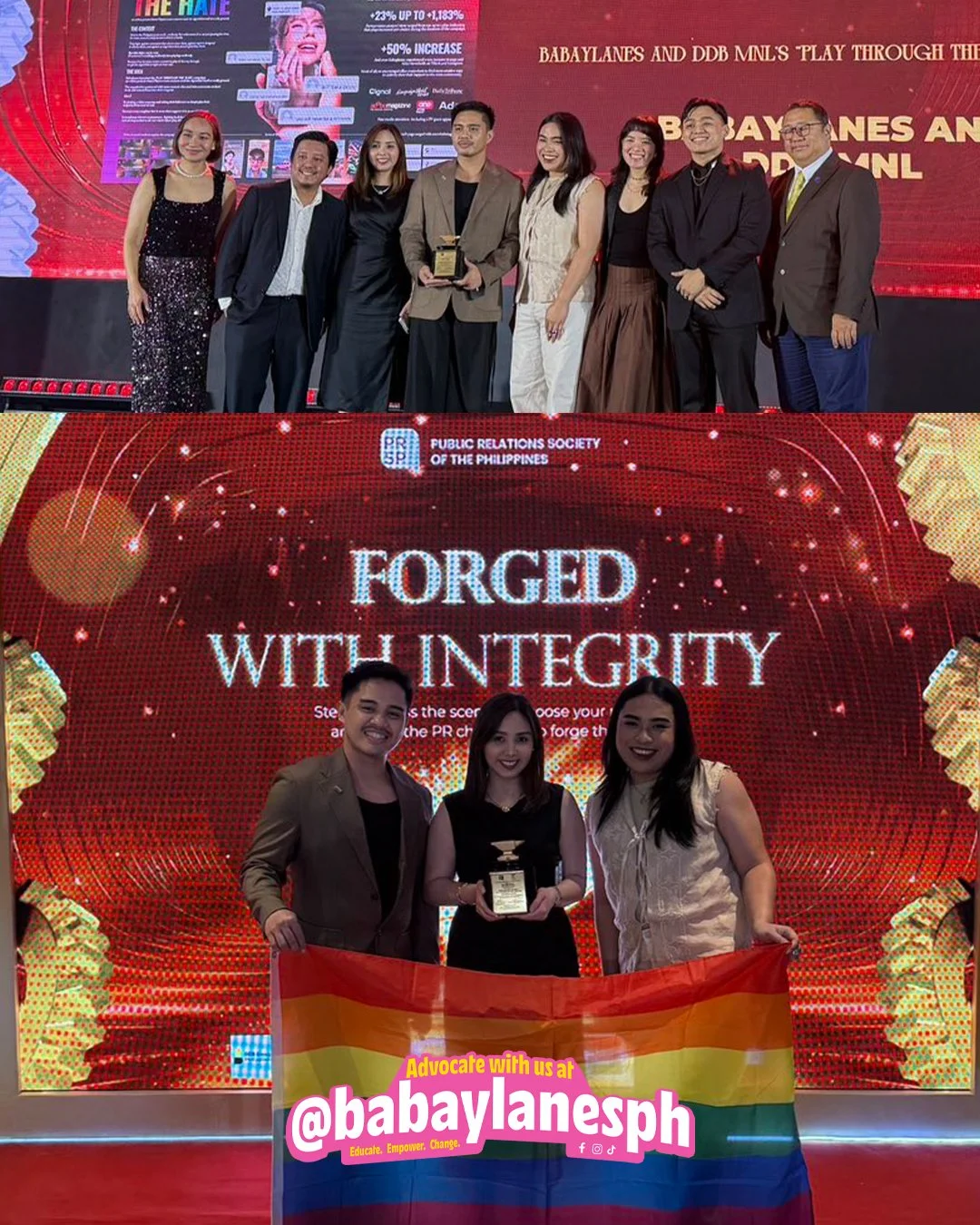 PLAY THROUGH THE HATE won a Silver Anvil Award