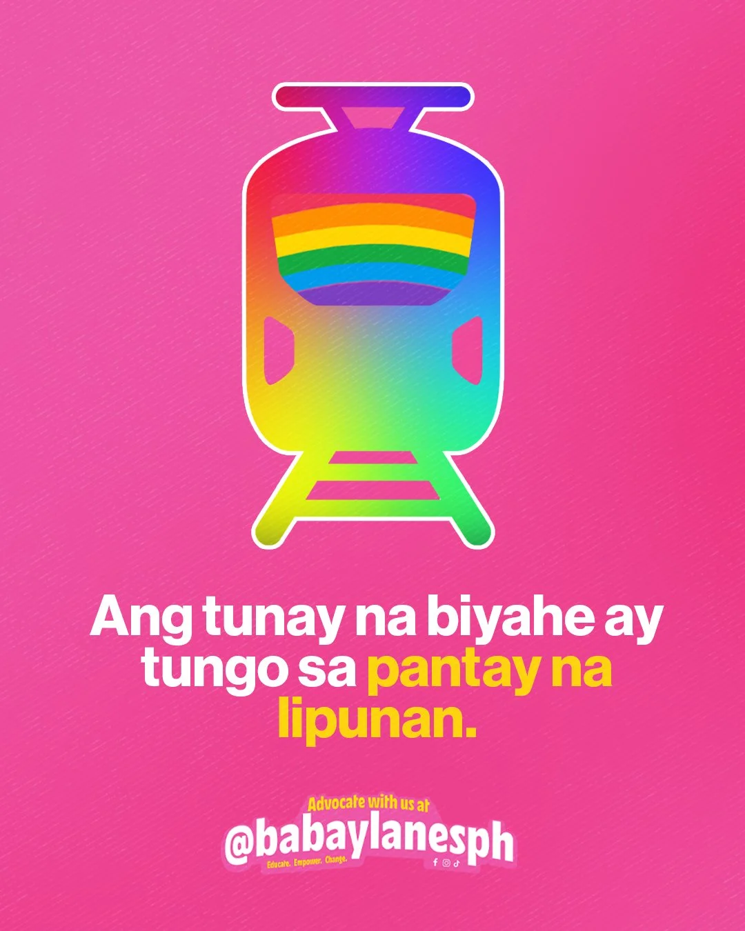Libreng Sakay para sa LGBTQI Community sa MRT at LRT