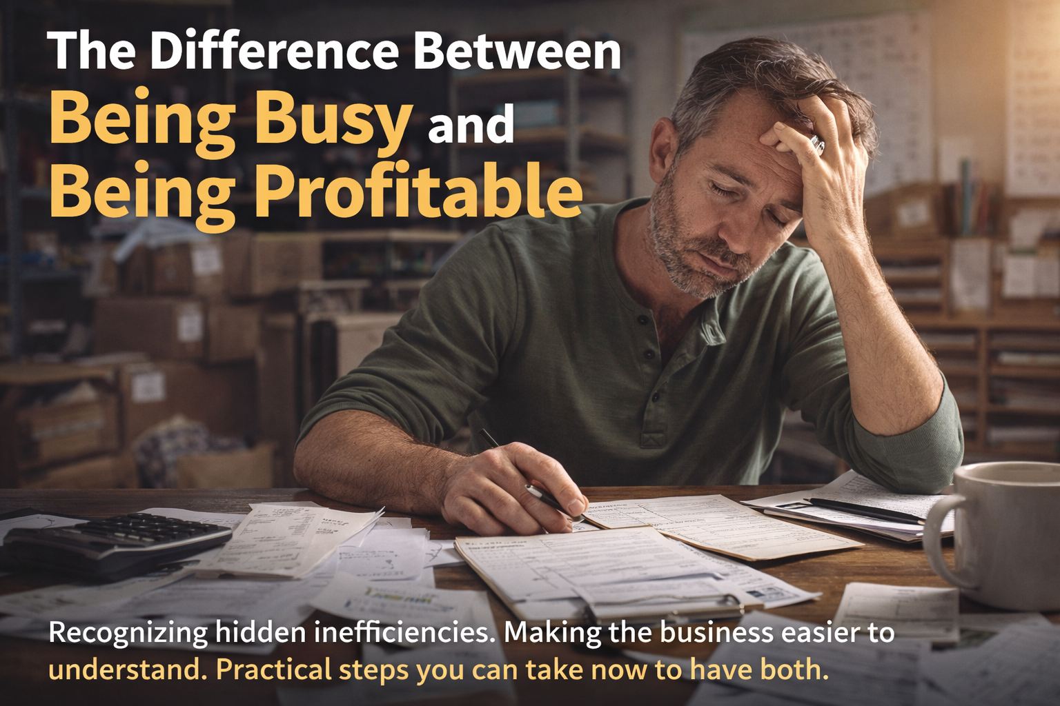 The Difference Between Being Busy and Being Profitable