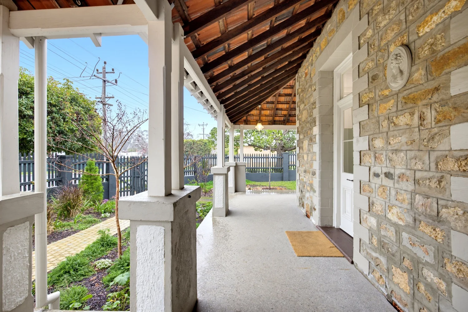 The verandah of a character home in Woodbridge, Perth, managed by Local Property Partners