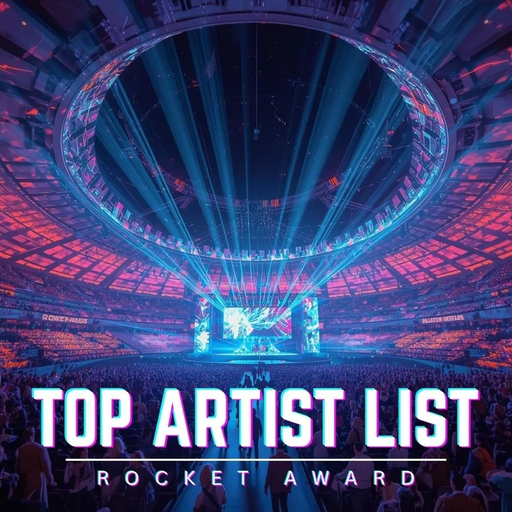 Top artist list rocket award.jpg