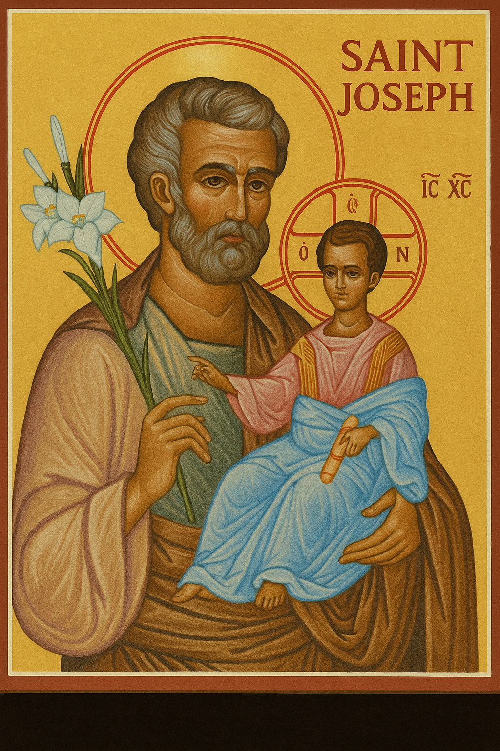 ST. JOSEPH BYZANTINE ICON