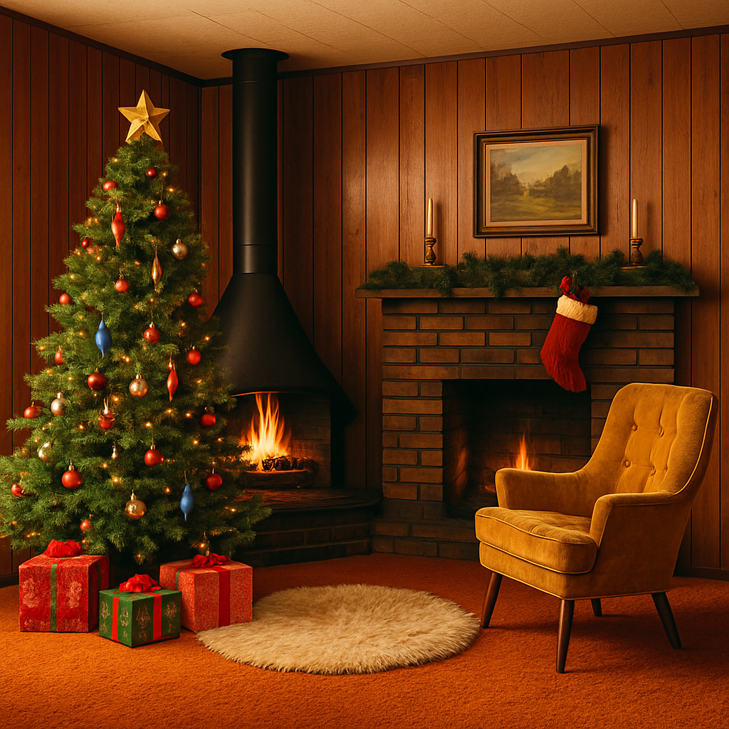 CHRISTMAS LIVING ROOM BACKGROUND