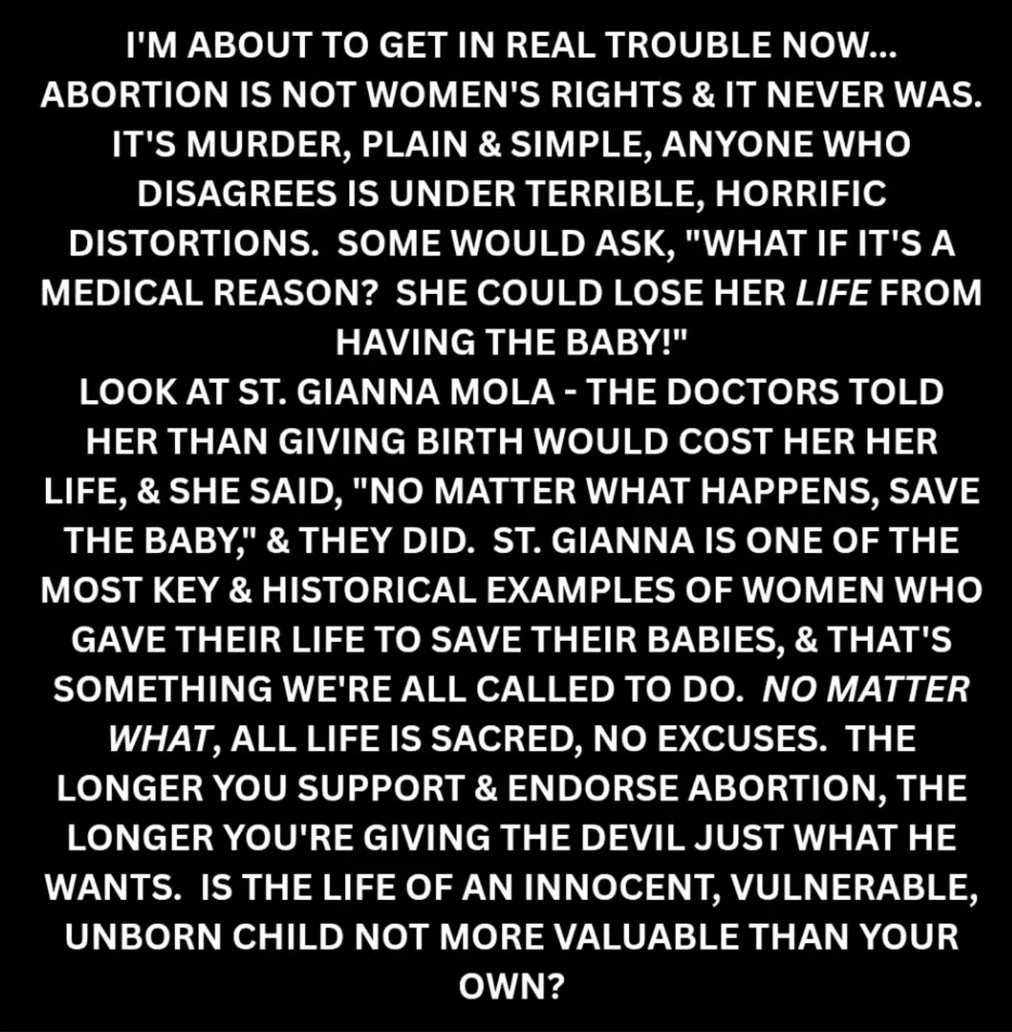 ABORTION IS MURDER