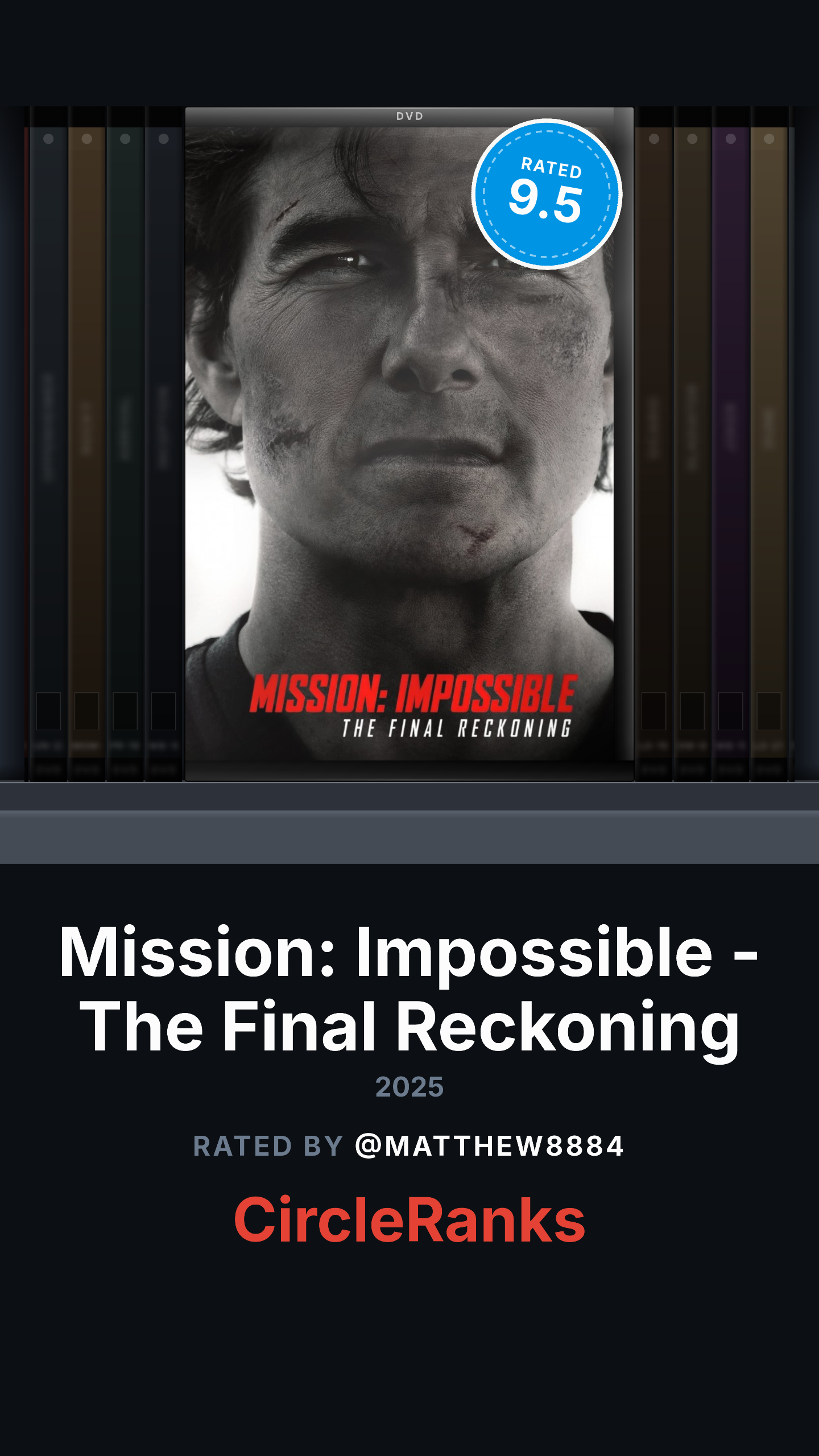 Mission Impossible 8 The Final Reckoning Rating CR.png
