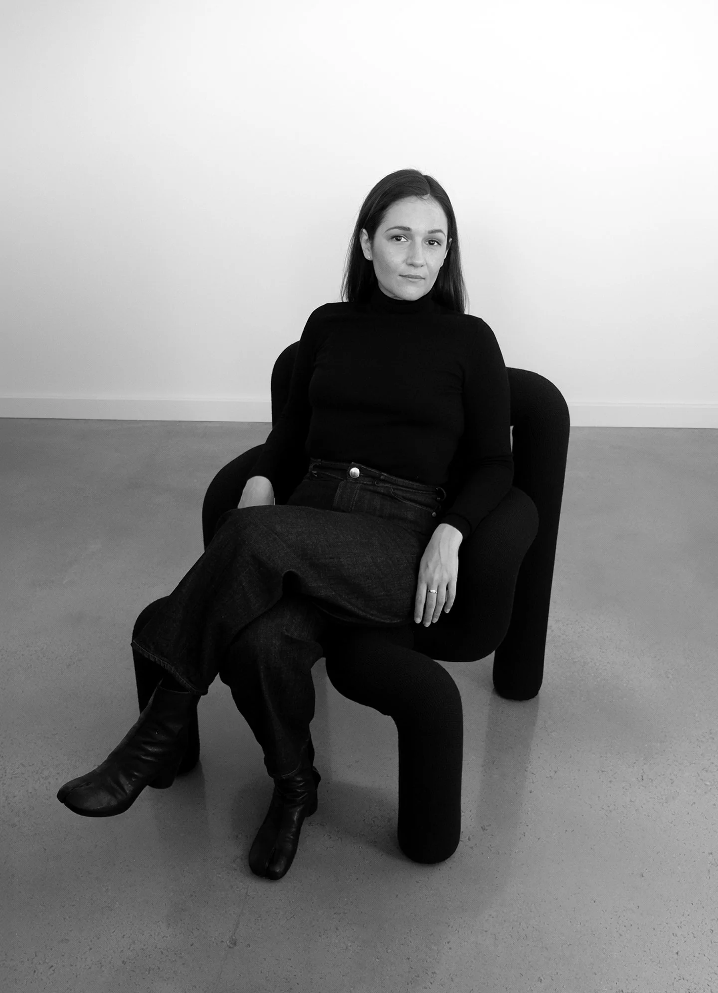 Portrait of Dani Mileo, founder of Untitled Office art fair, gallery, museum architecture and exhibition design practice.
