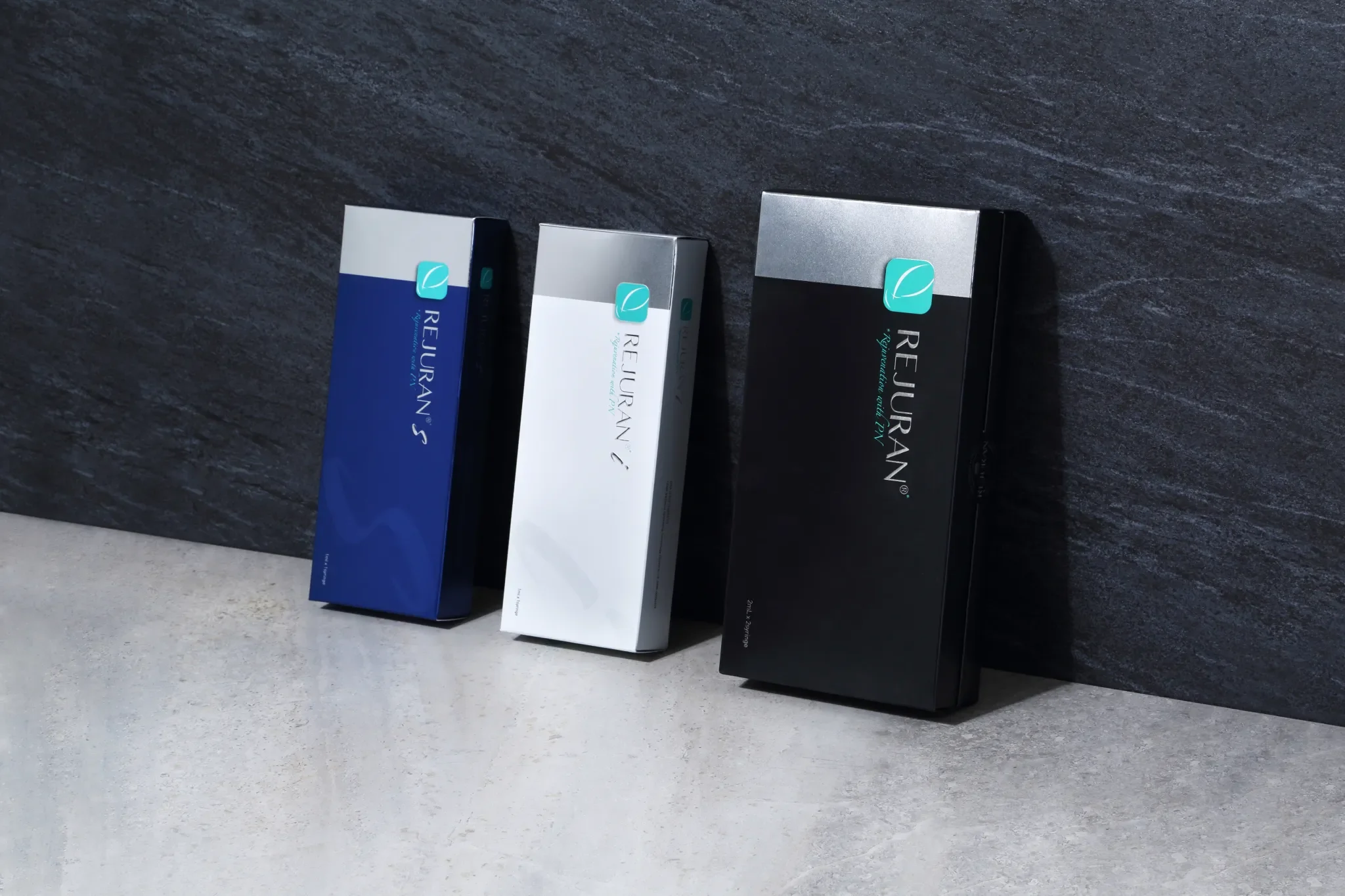 Three boxes of Rejuran injectable treatment products