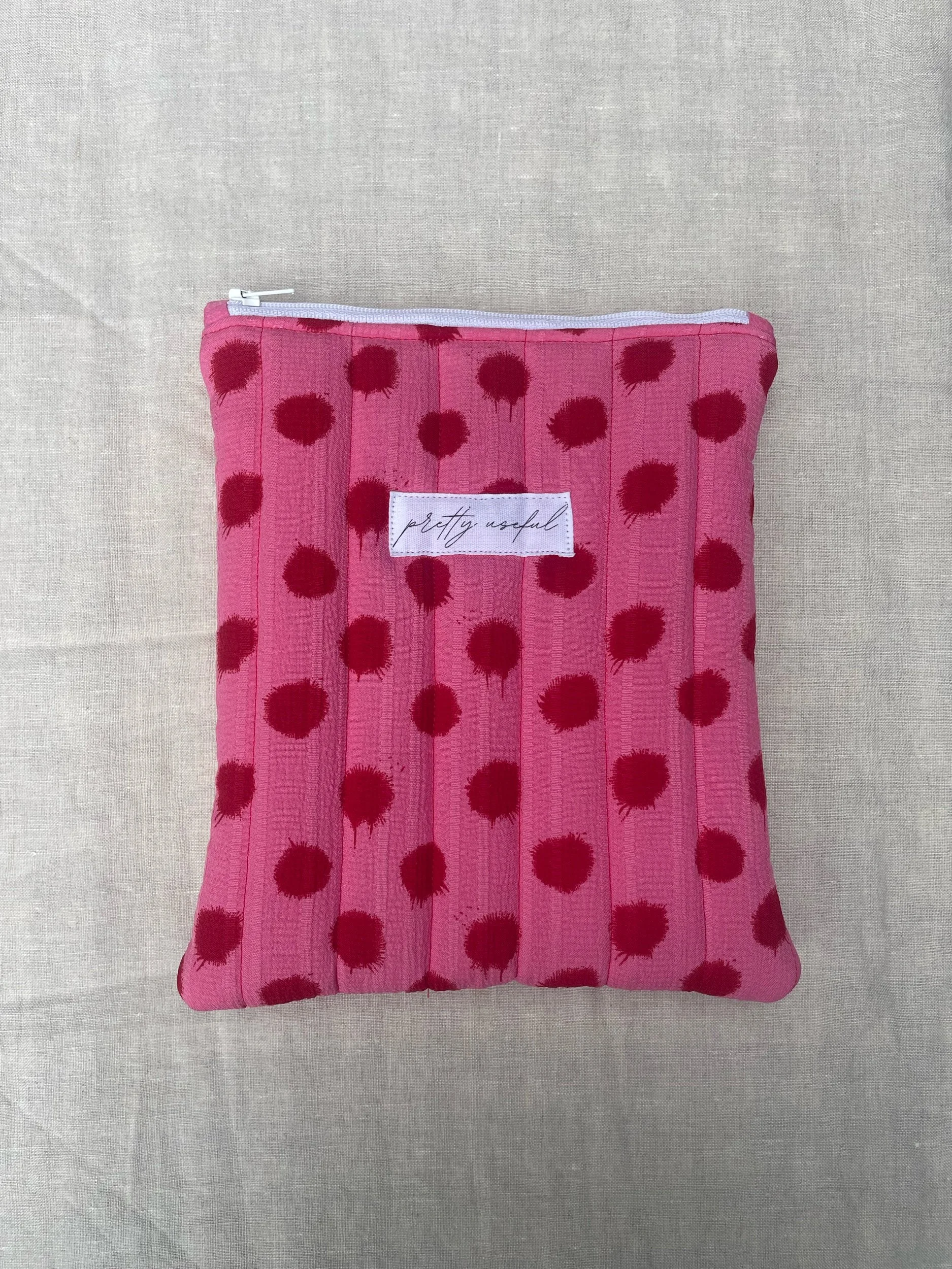 Pink Polka Dot eReader Pouch