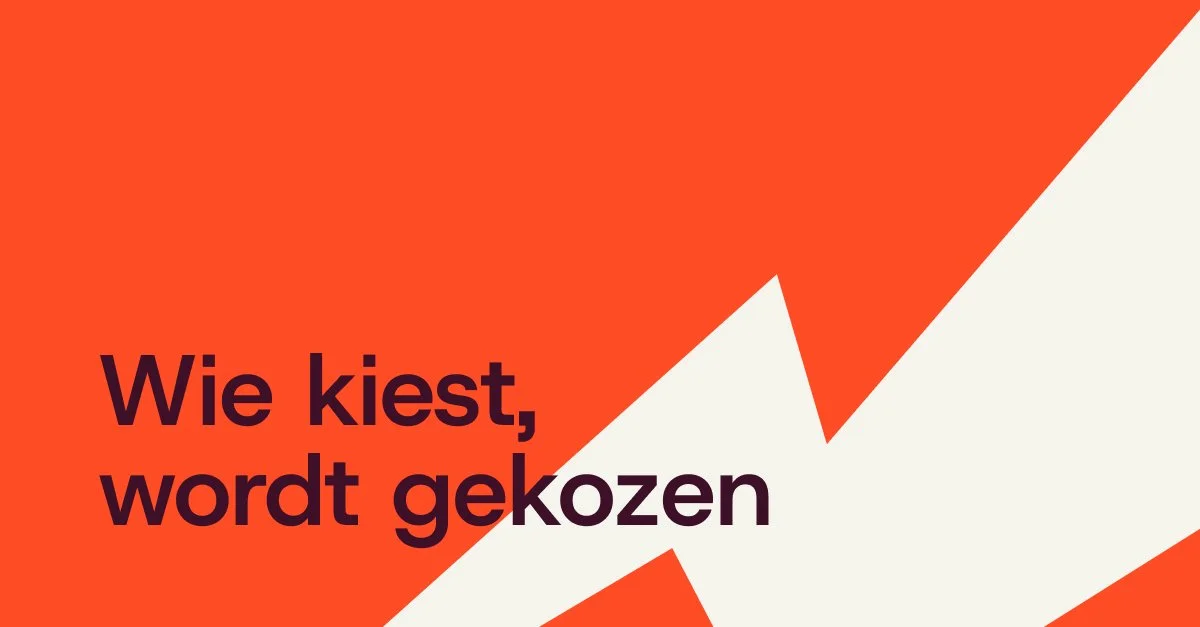 Wie kiest, wordt gekozen