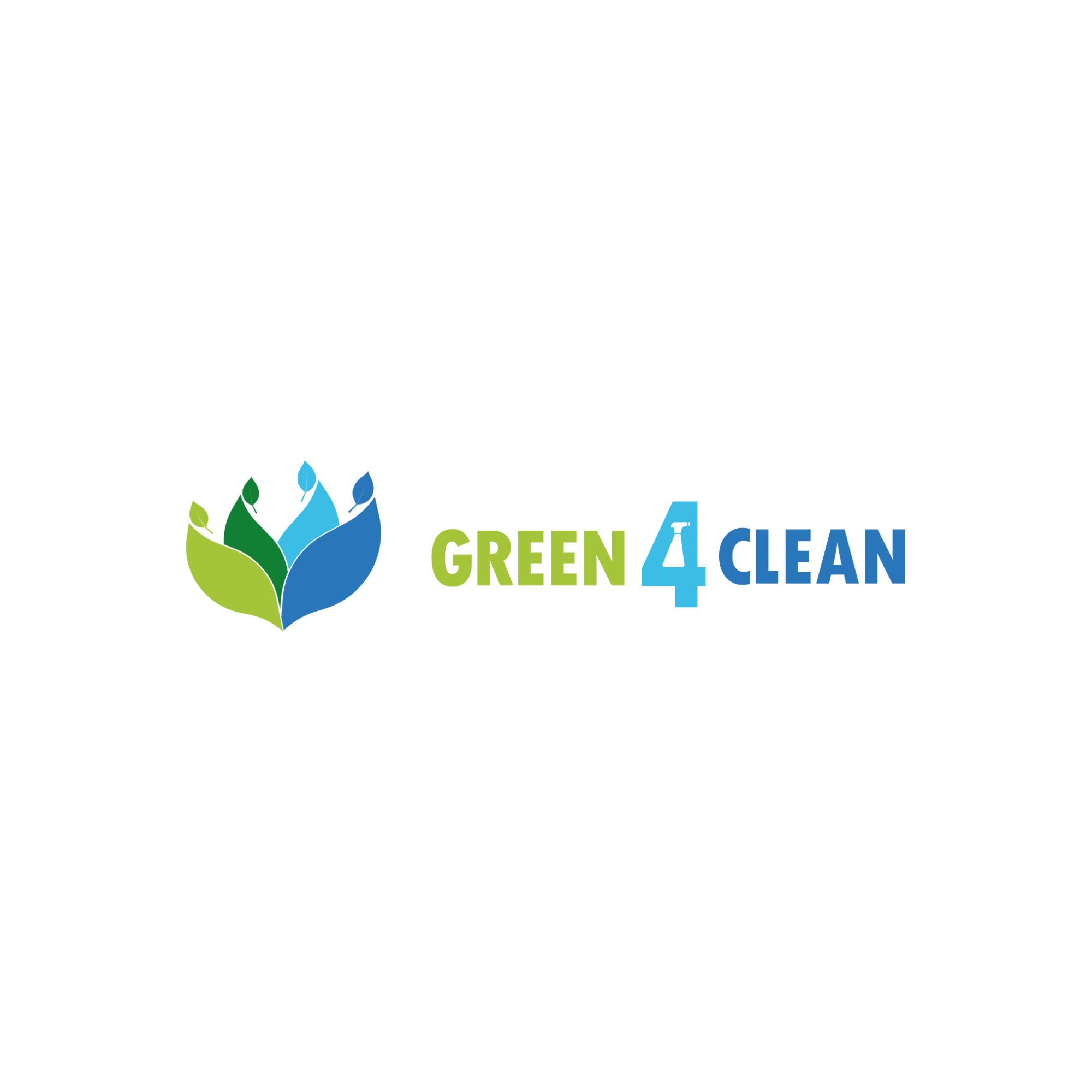 Logo for Green Earth, consisting af en grøn og blå jordklode med blade. Teksten er grøn og blå.
