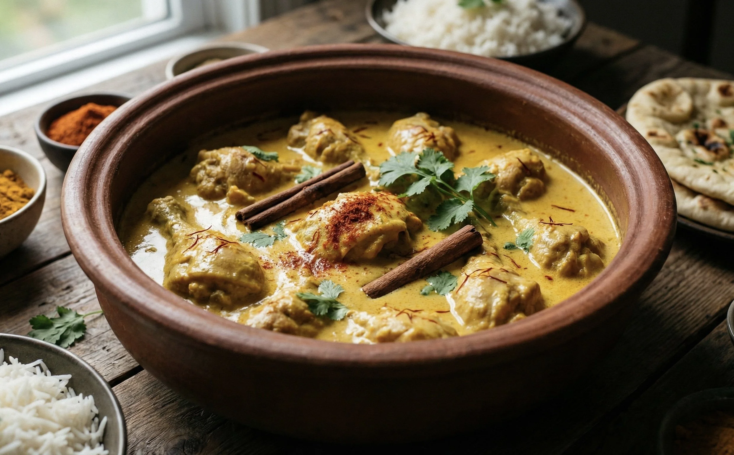 Fricassée de poulet à l'Indienne
