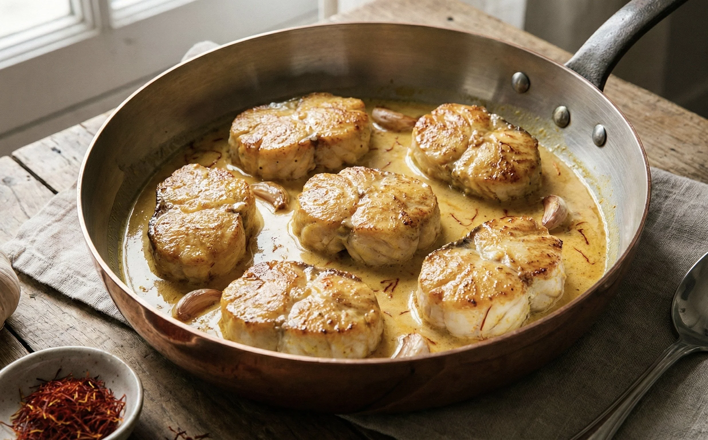 Lotte au Safran du cordon-bleu