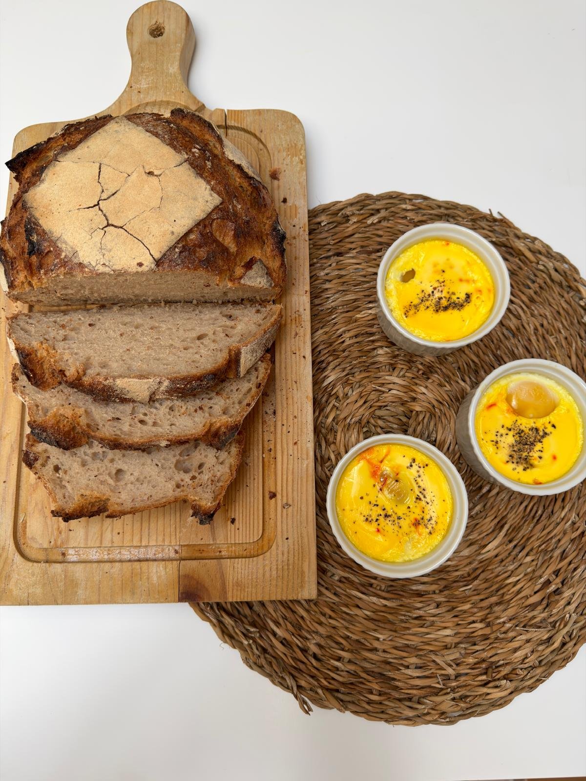 Les œufs cocotte au safran du cordon-bleu  