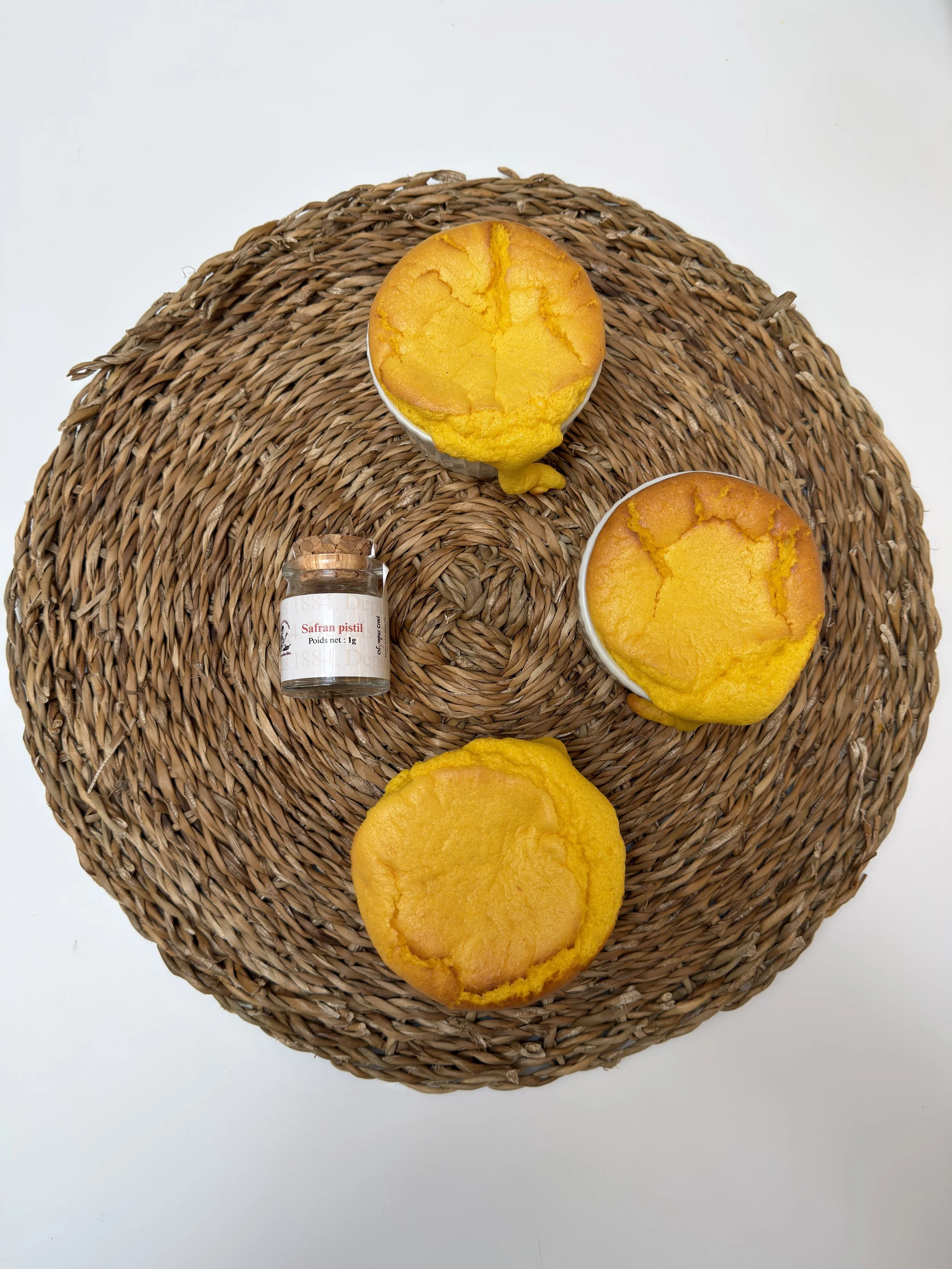 Soufflé au Cointreau et safran du cordon-bleu