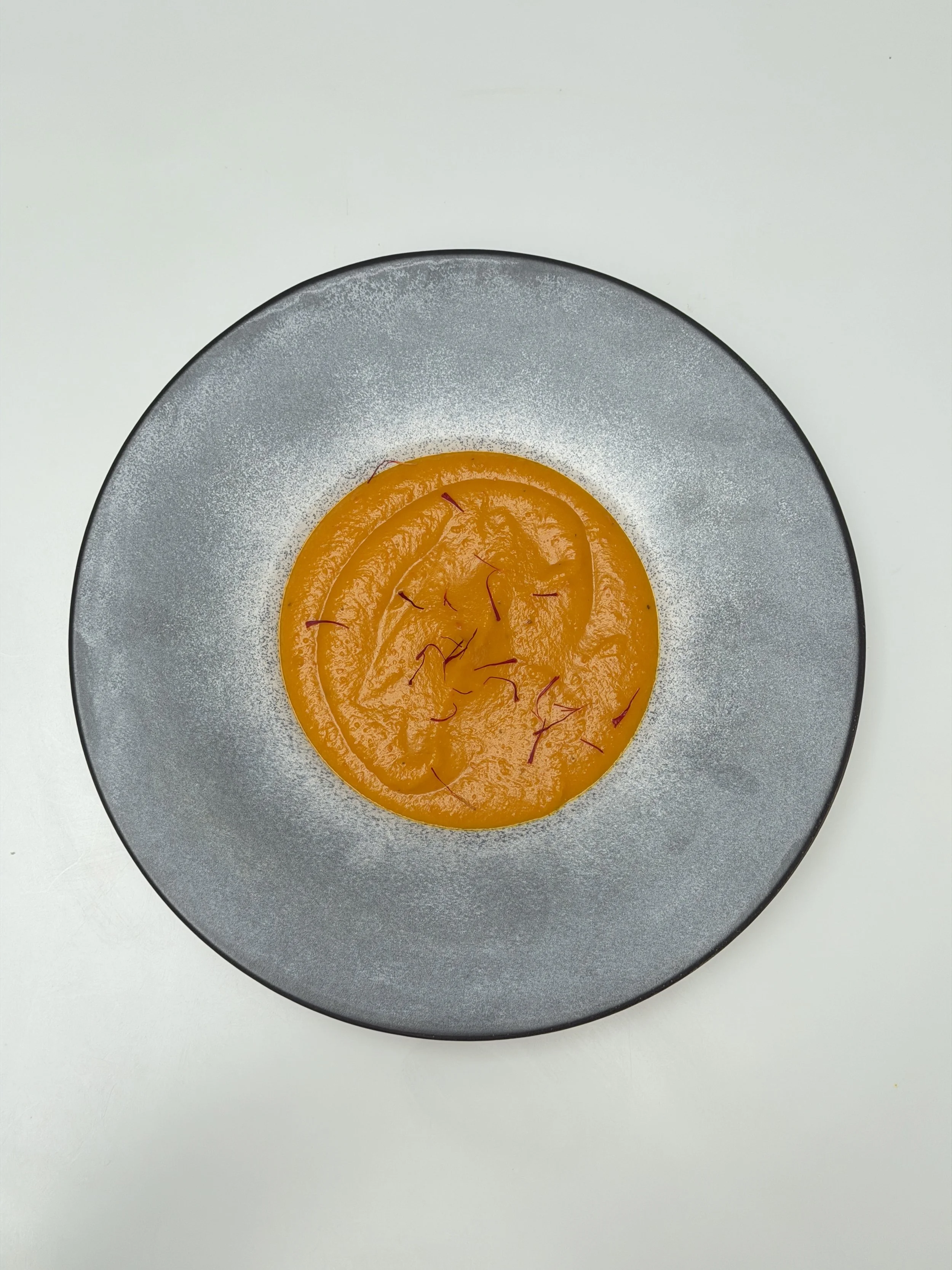 Velouté de potimarron au safran du cordon-bleu