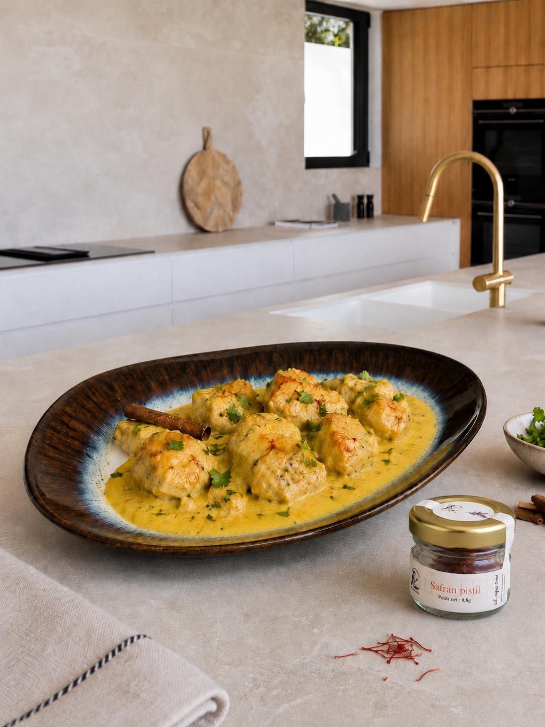 Fricassée de poulet à l'Indienne