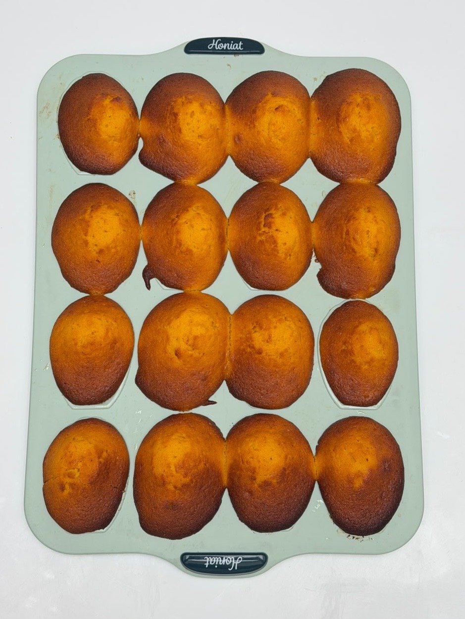 Madeleines au safran du cordon-bleu et au miel