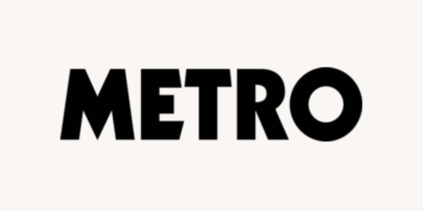 Bold black METRO logo on a white background.