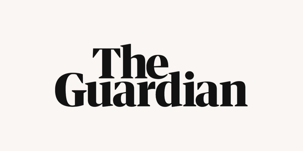 The Guardian logo in black text on a white background.