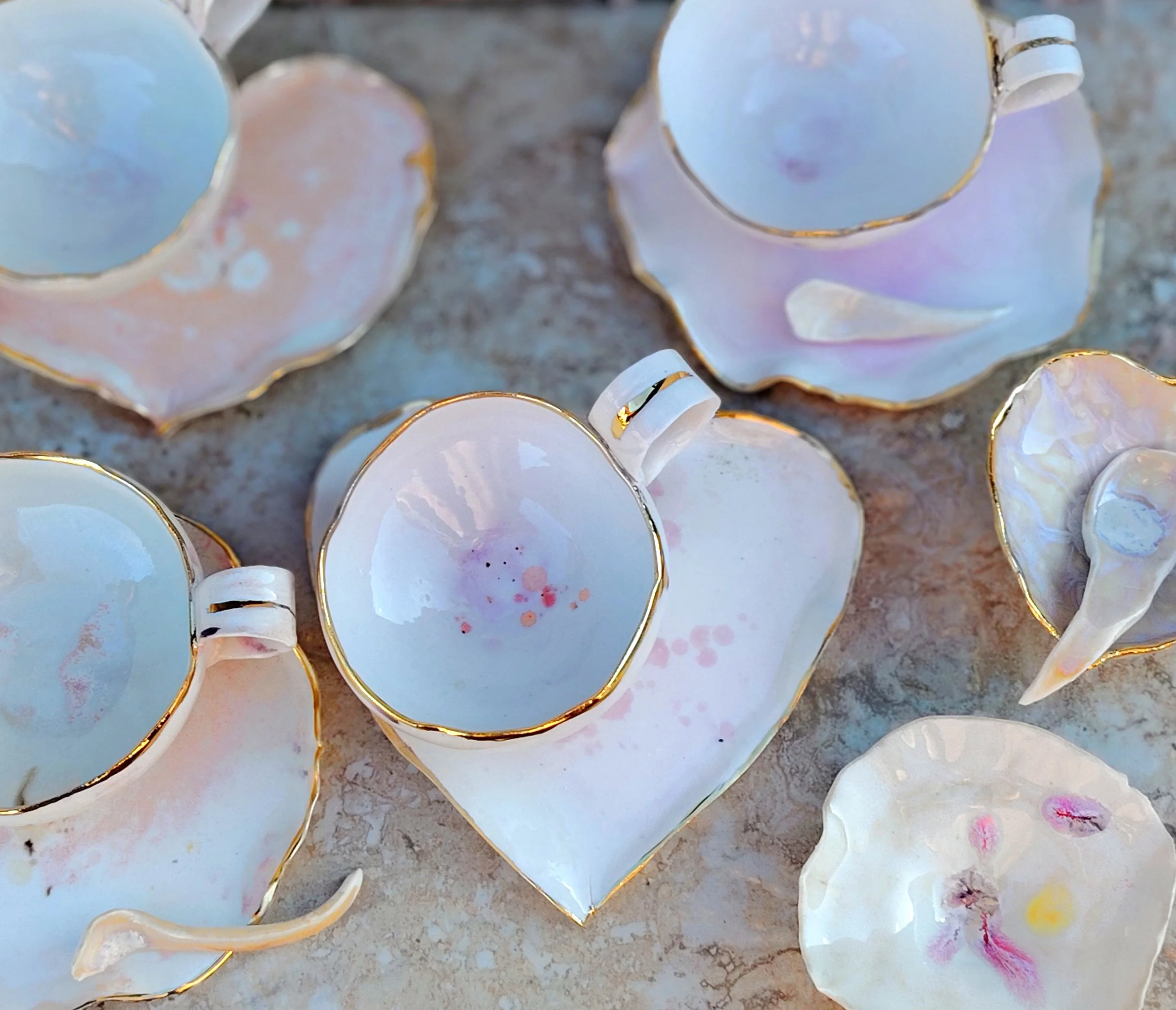 Handcrafted Delicate Porcelain Tea Cup – Each One Is Unique