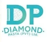 Logo for IDP Diamond Pasta featuring stylized text and a dotted design element.