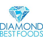 Diamond Best Foods logo featuring a stylized diamond shape with the company name below