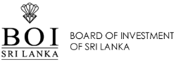 BOI Sri Lanka Board of Investment logo with a diamond symbol