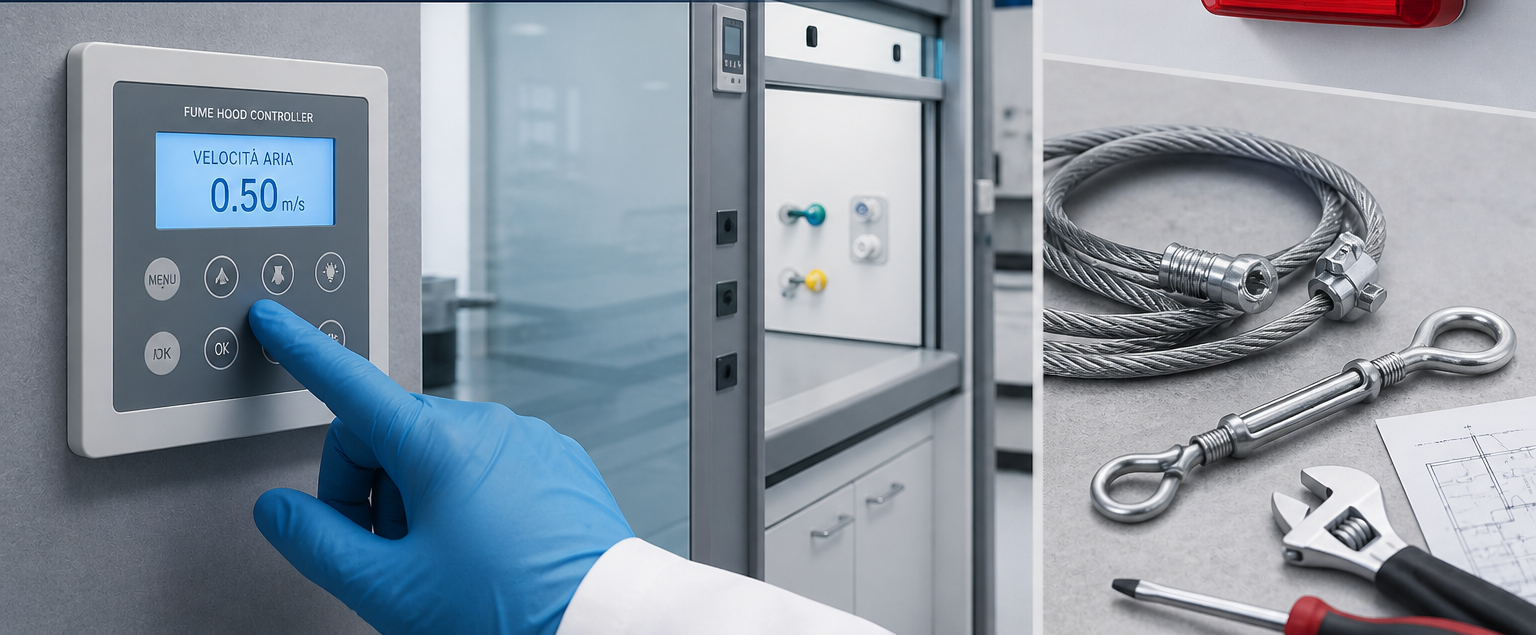 Laboratorio di ricerca, interventi di manutenzione laboratorio