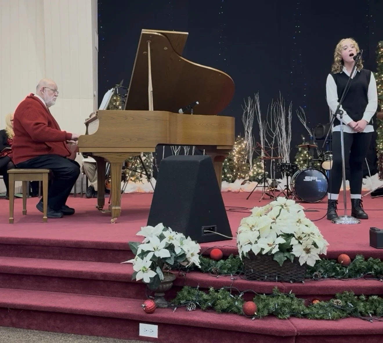Springfield Conservatory of Music Winter Recital with my awesome vocal coach