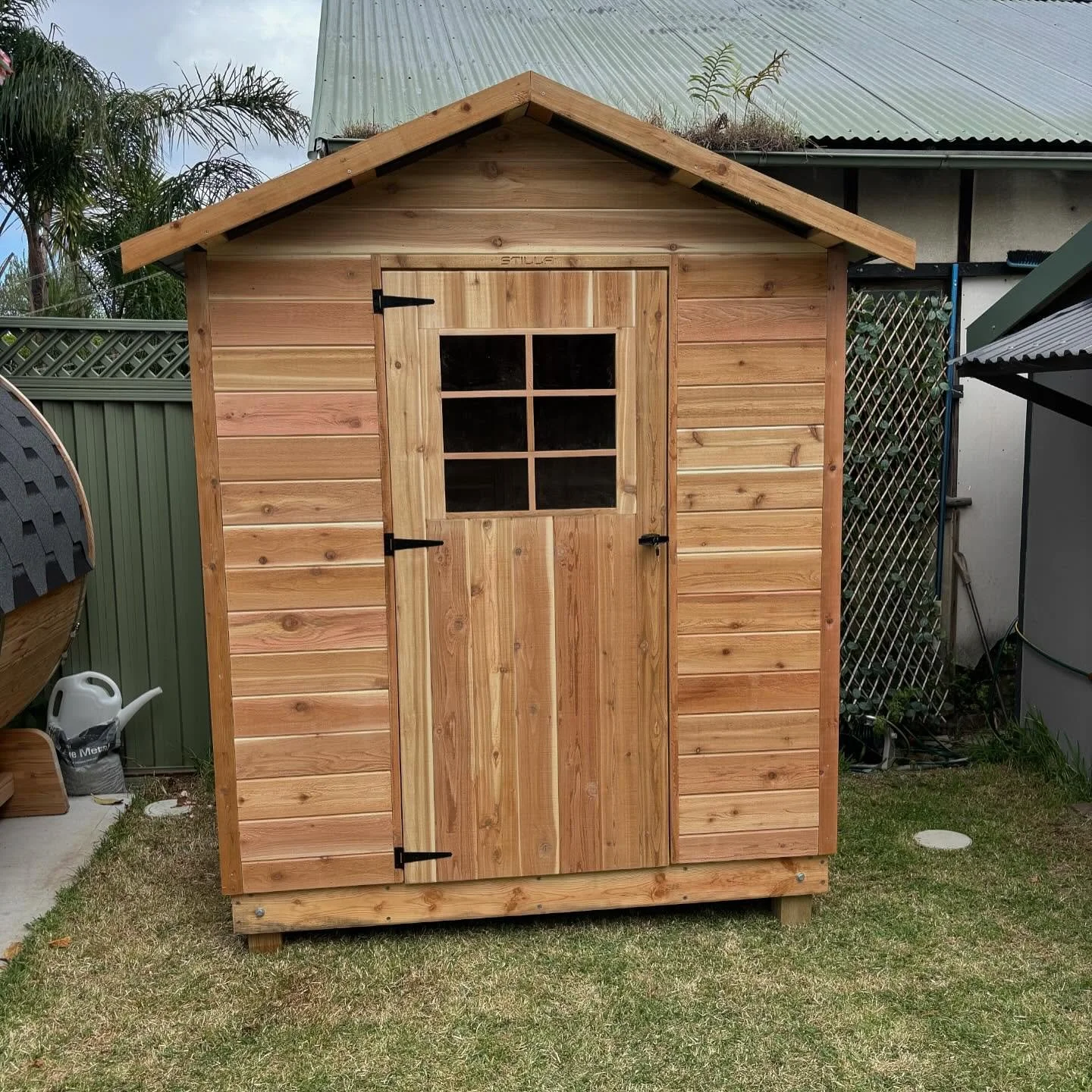 Had a great time putting together this shed from @stillagroup 🔨