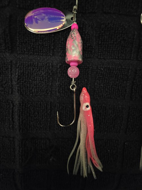 The Salmon Candy fishing spinner