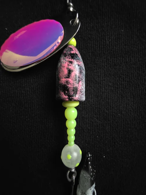 The (Glow) Harvey fishing spinner