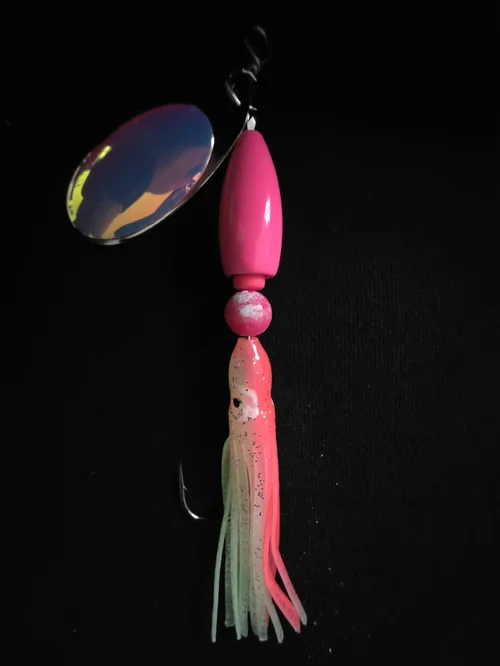 The Basic Bytch Barbie fishing spinner