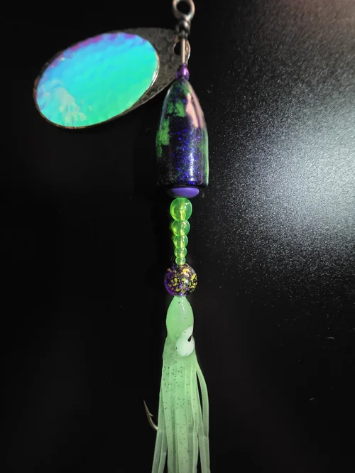 The Disco Sparkles fishing spinner