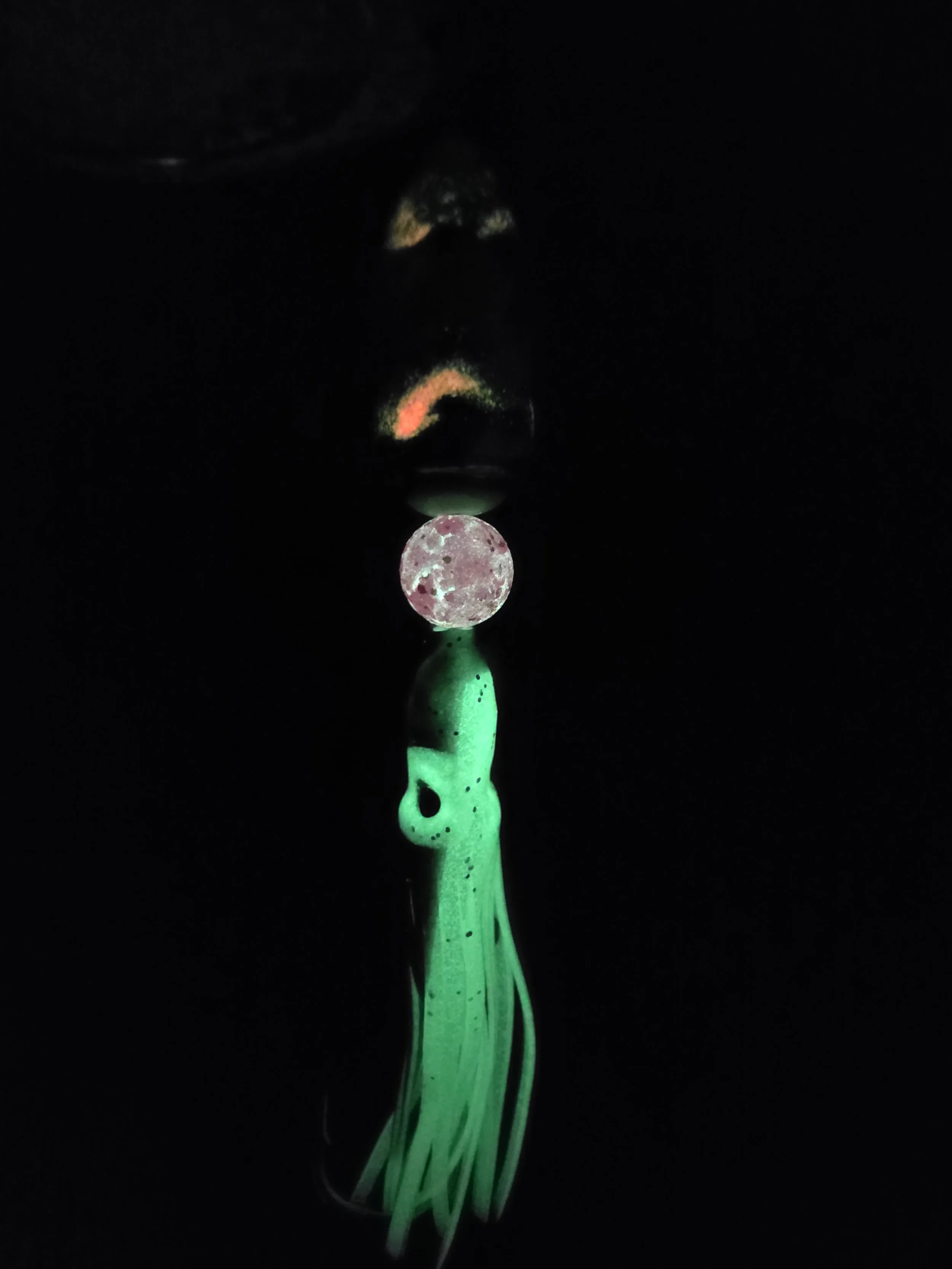 Best salmon lure: KAMAKAZI Voodoo Punch 3/4 oz custom spinner with UV hoochie and Gamakatsu hook