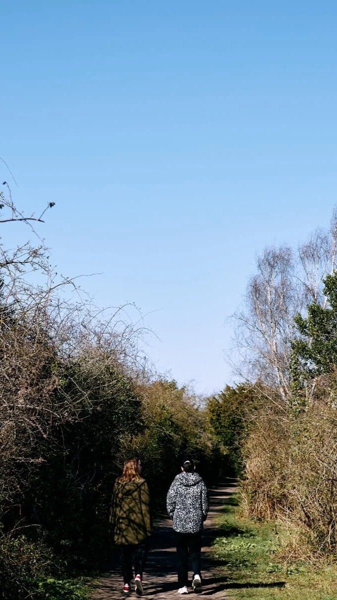 A supportive Walk & Talk therapy session in Rushcliffe, helping clients take the first step towards healing.