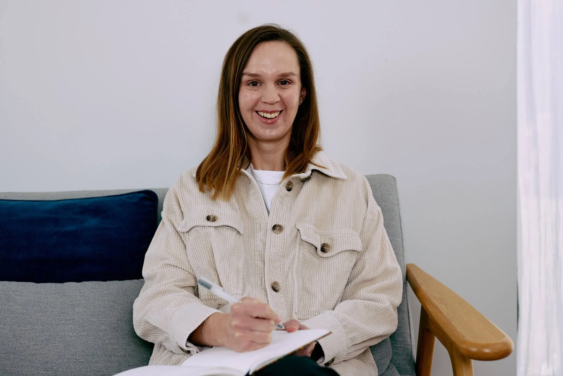 Portrait of Ann Moorhouse, qualified psychotherapist in Nottinghamshire providing compassionate mental health support for adults.