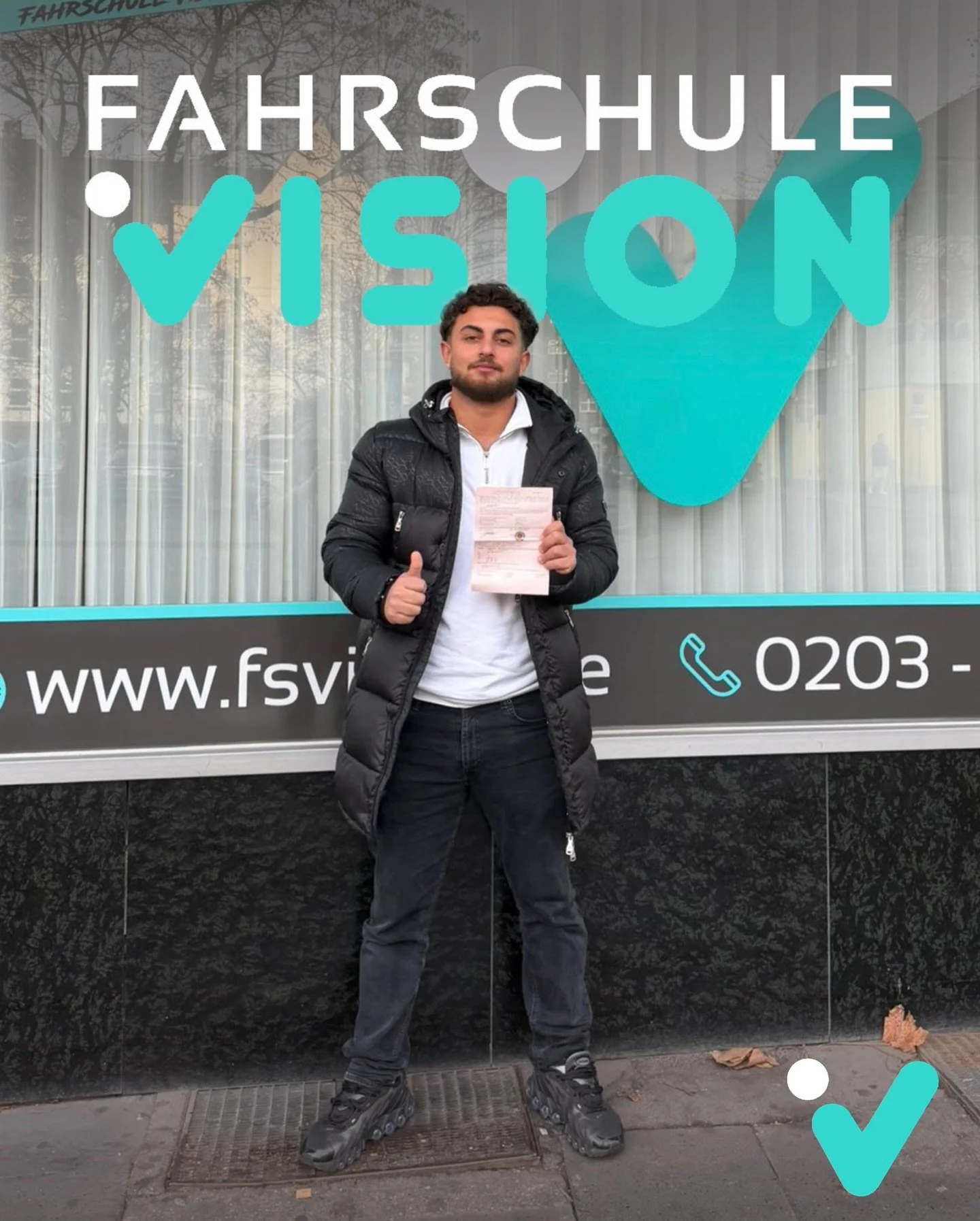 Geschafft! 🎉 Herzlichen Gl&uuml;ckwunsch zum bestandenen F&uuml;hrerschein 🚙💪 Allzeit gute und sichere Fahrt!

#F&uuml;hrerschein #Fahrschule #Pr&uuml;fungBestanden #NeueFreiheit #fahrschulevision