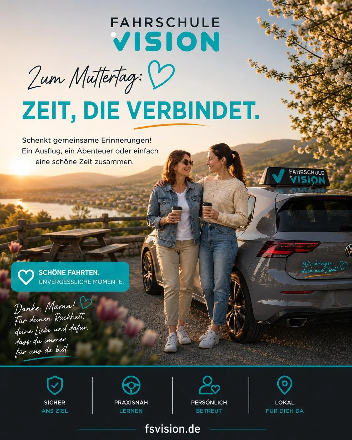 Zum Muttertag geht es nicht um gro&szlig;e Geschenke ❤️
Oft sind es einfach die gemeinsamen Momente, die am meisten bedeuten 🚙✨

Zusammen losfahren, reden, lachen und Erinnerungen schaffen, die f&uuml;r immer bleiben 🙌
Genau daf&uuml;r steht Freihe